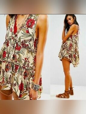 Free People Purple Haze Hummingbird Tunic top